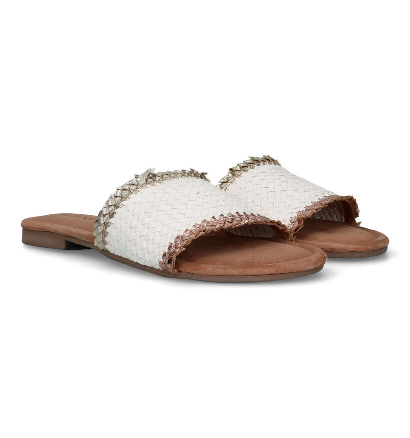 Lazamani Ecru Slippers voor dames (323979)