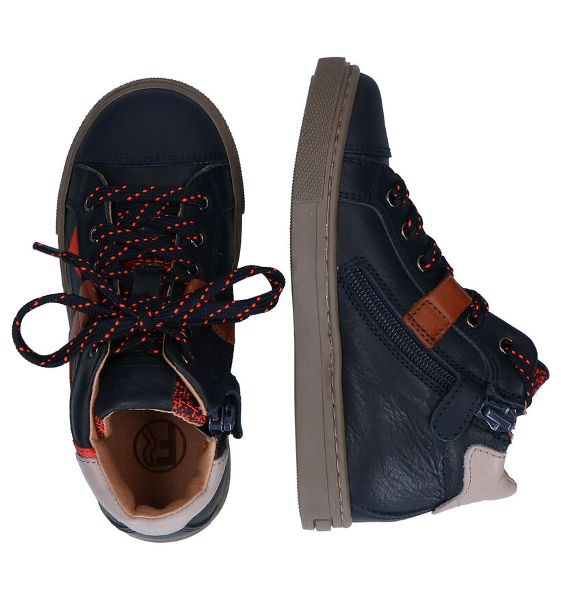 FR by Romagnoli Blauwe Veterschoenen in leer (296122)