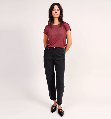 Mom jeans noir L30