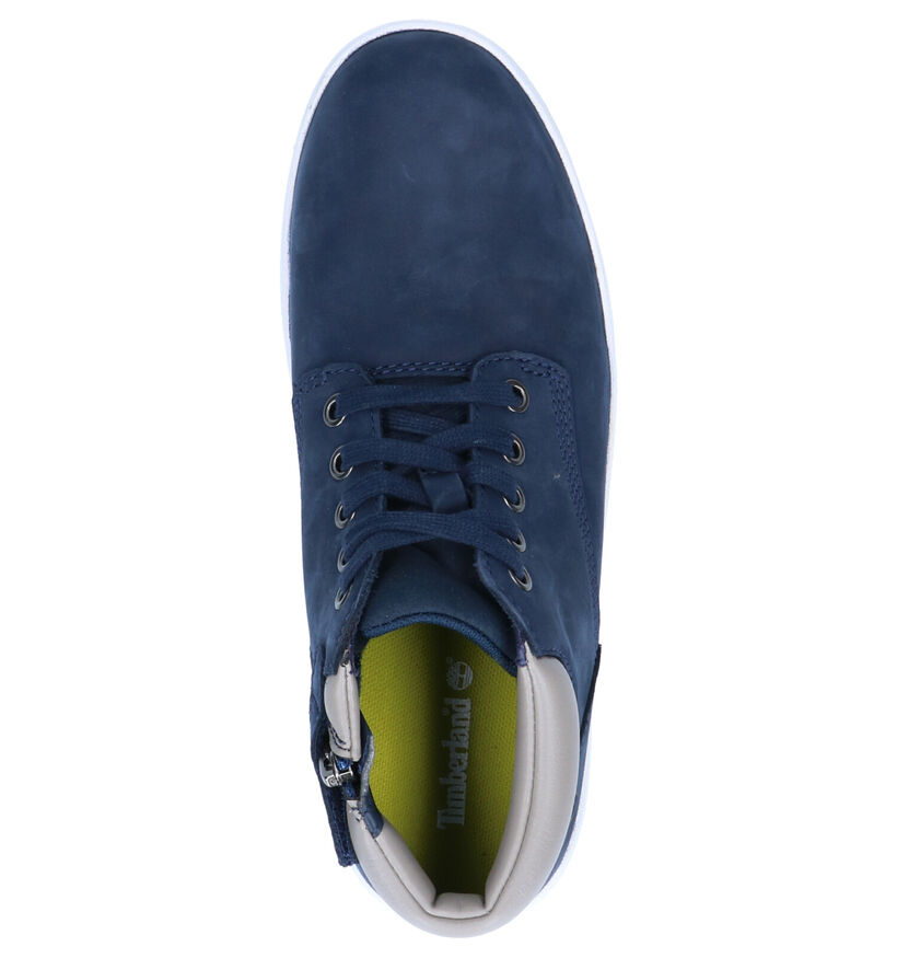 Timberland Davis Square Bottines en Bleu en nubuck (277881)