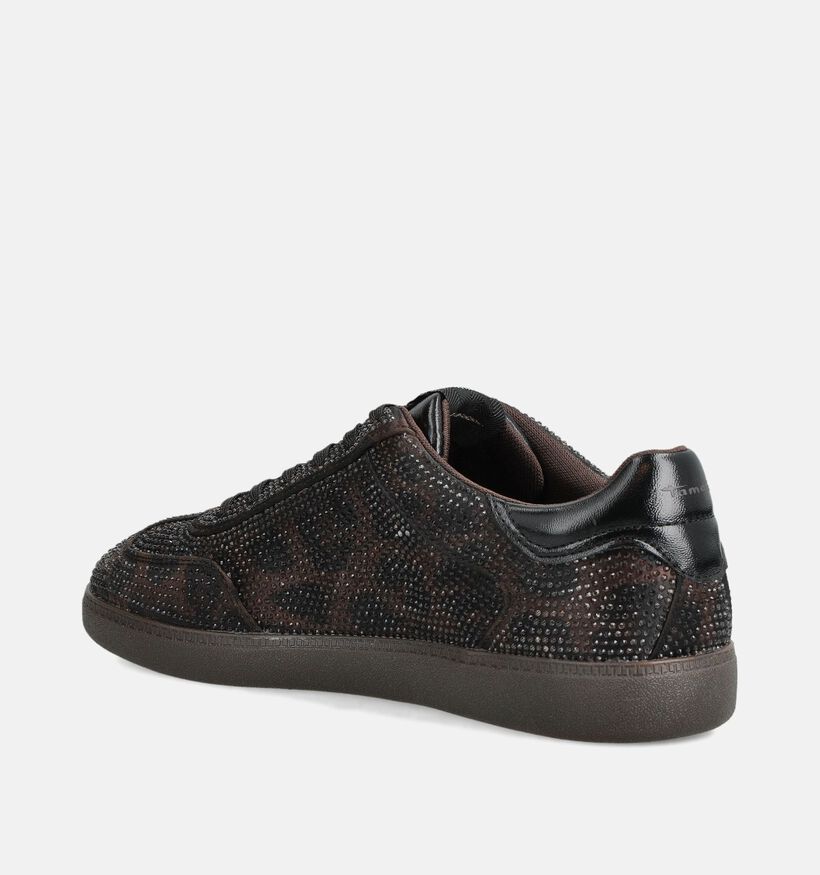 Tamaris Chaussures à lacets en Brun foncé pour femmes (360598) - pour semelles orthopédiques