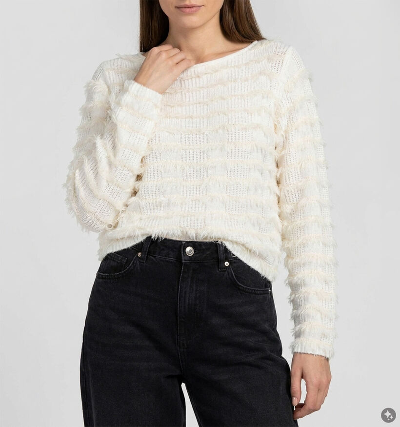 Guess Dove White Witte Sweater voor dames (381050)