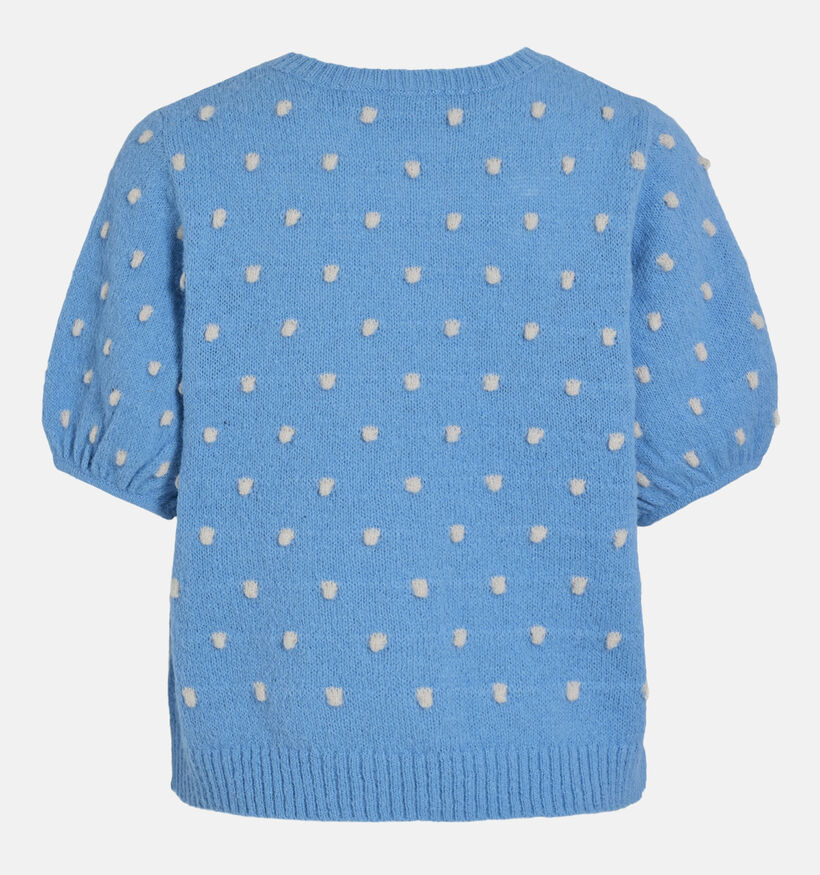 Vila Dottie Blauwe Gebreide trui voor dames (351797)
