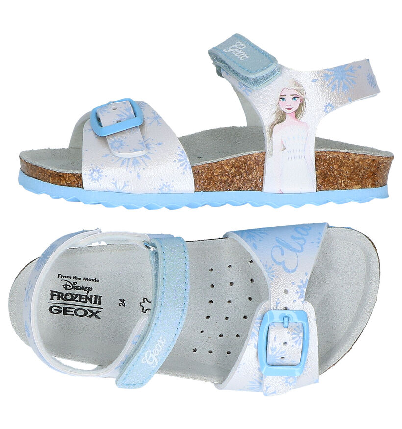 Geox Adriel Blauwe Sandalen in kunstleer (291788)