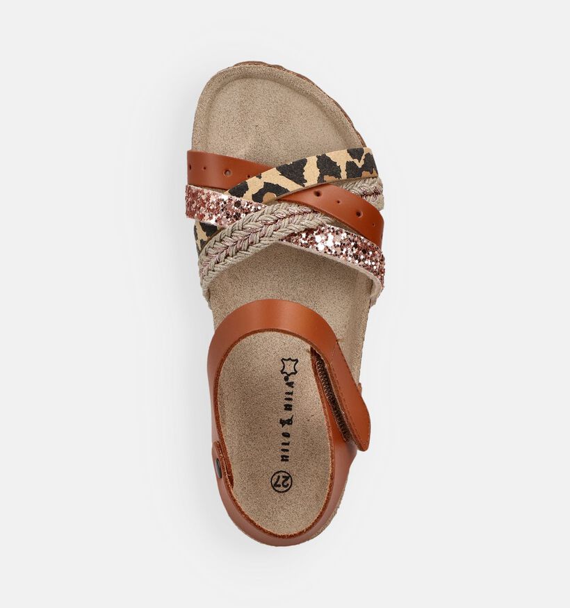Milo & Mila Cognac Sandalen voor meisjes (372444)