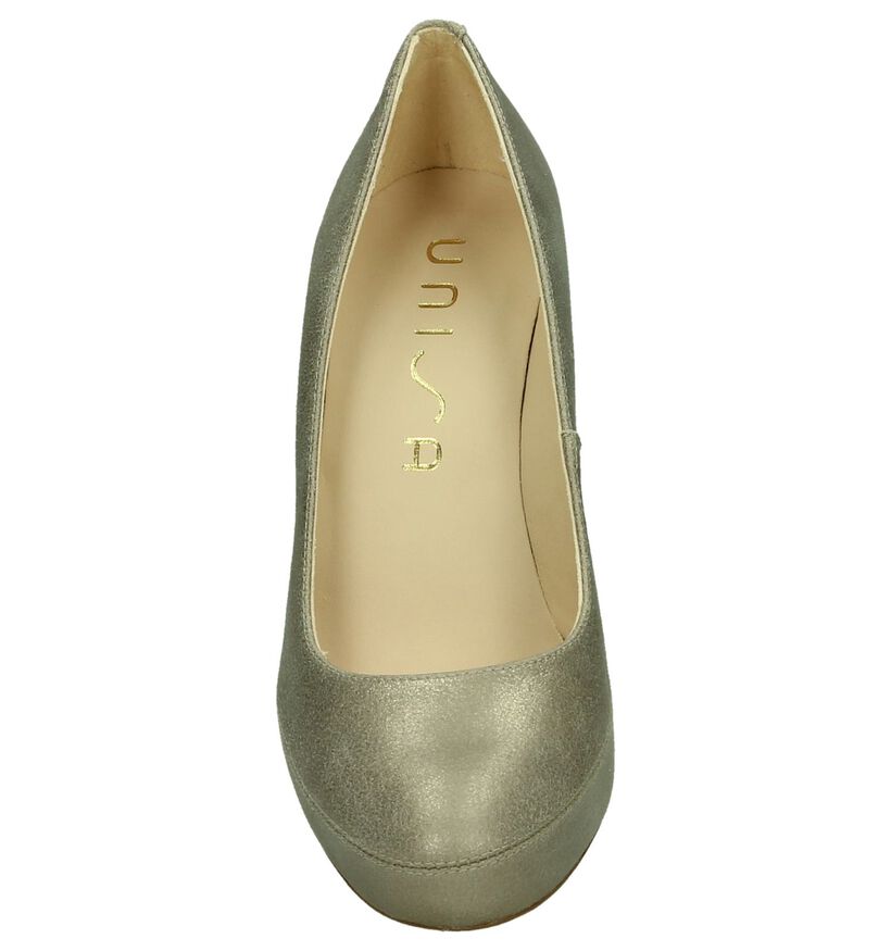 Unisa Numar Taupe Pumps High Heels, , pdp