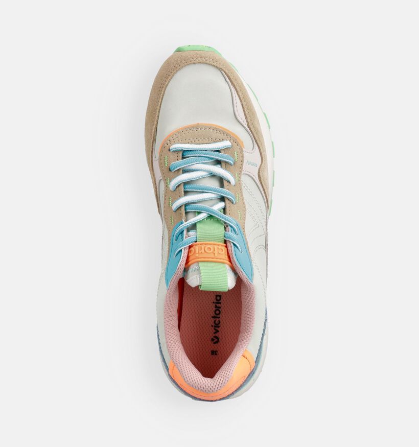 Victoria Ecru Sneakers Colorblock voor dames (369924) - geschikt voor steunzolen