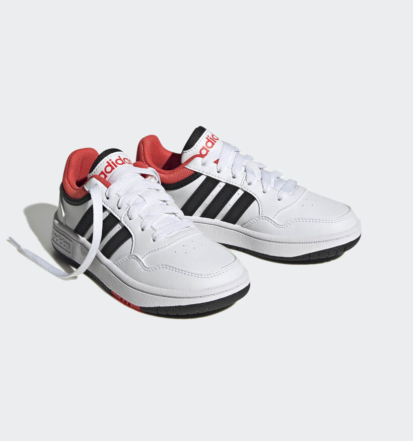 adidas Hoops 3.0 K Witte Sneakers voor jongens, meisjes (334753)