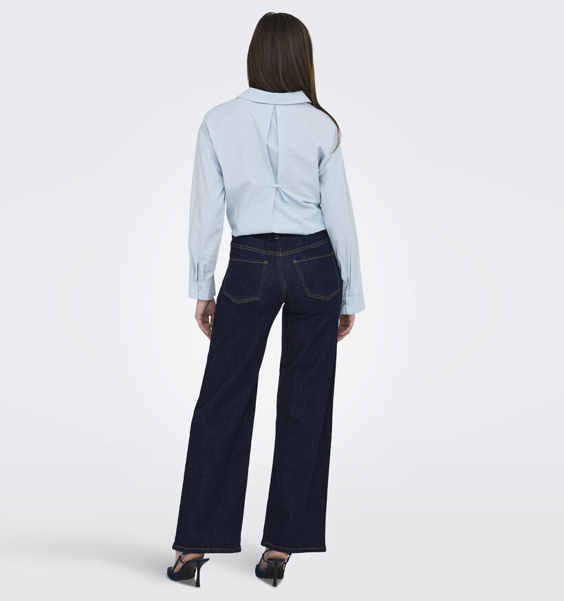 JDY Felina L30 Straight leg jeans en Bleu pour femmes (359987)