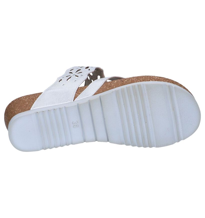 Beige Geklede Slippers Marco Tozzi in imitatieleer (243069)