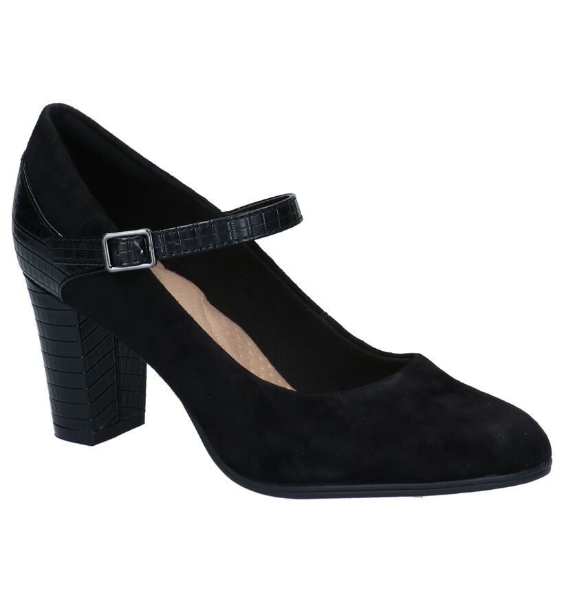 Clarks Alayna Escarpins en Noir en nubuck (280222)