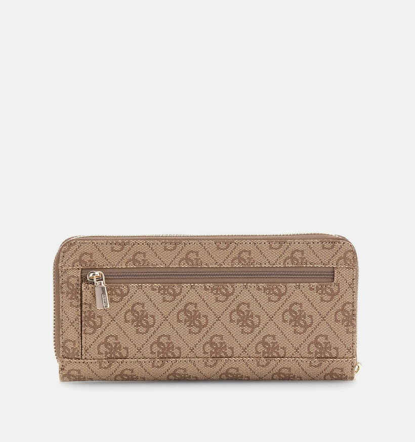 Guess Latte Logo Bruine Ritsportemonnee voor dames (372412)
