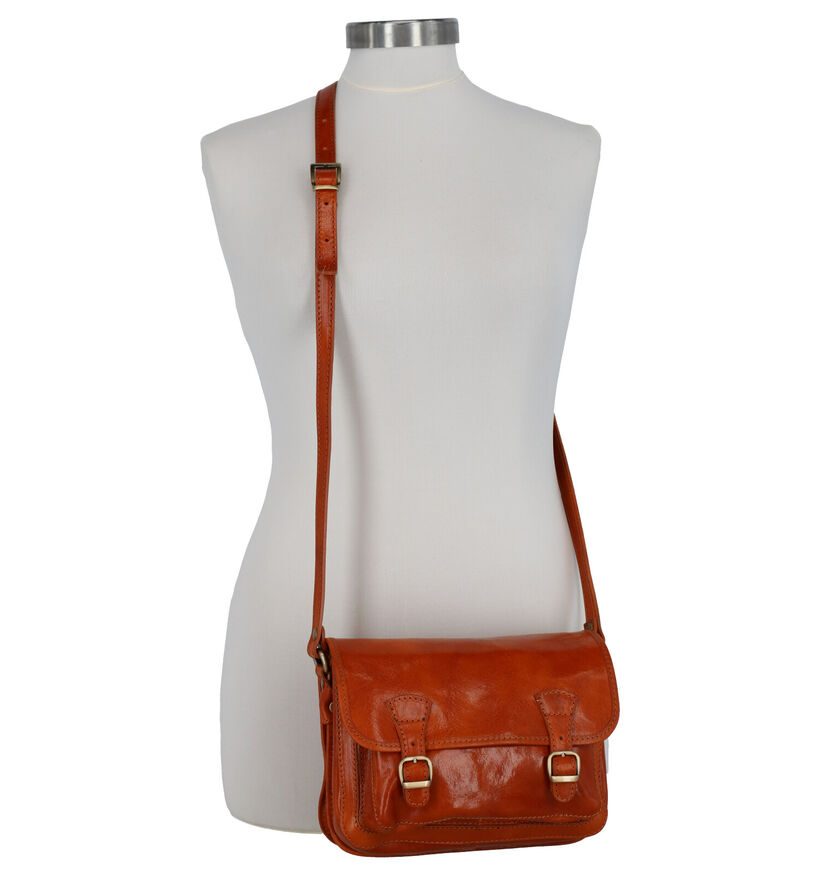 Time Mode Cognac Crossbody tas voor dames (327481)