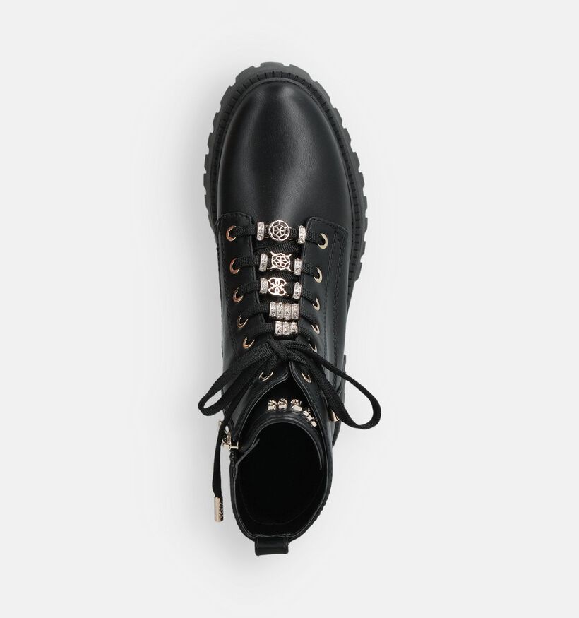 Guess Fionaa Boots à lacets en Noir pour femmes (359536)