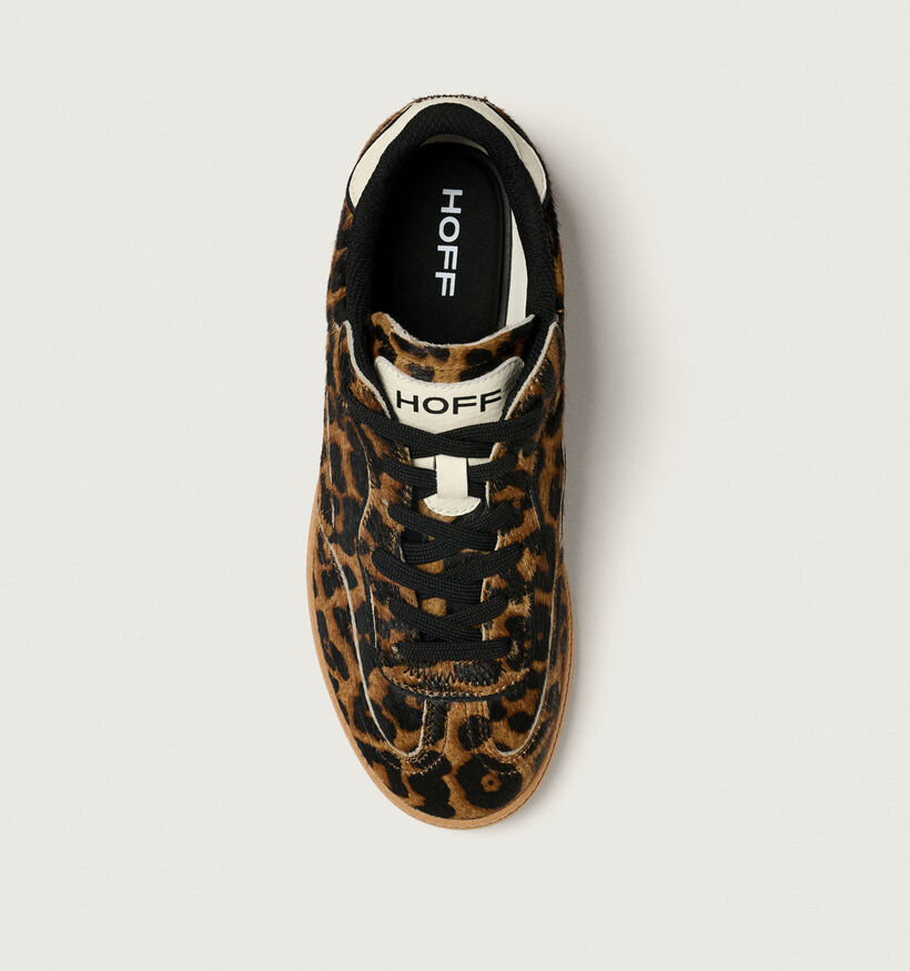 HOFF Alley Leopard Baskets casual en Marron pour femmes (360836) - pour semelles orthopédiques