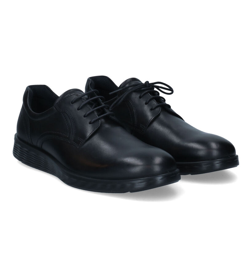 ECCO Lite Hybrid Chaussures à lacets en Noir pour hommes (336828) - pour semelles orthopédiques