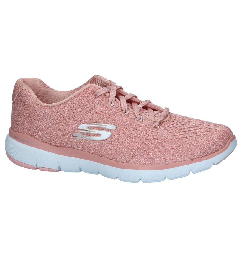 Roze Runners Skechers Flex Appeal 3.0 in stof (240439)