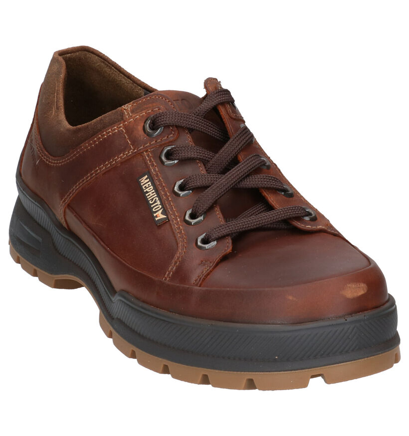 Mephisto Iacomo Grizzly Chaussures basses en Cognac en cuir (259904)