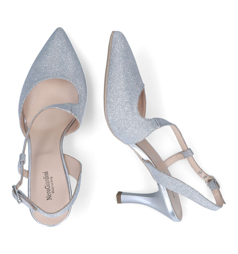 NeroGiardini Zilveren Slingback Pumps voor dames (321171)