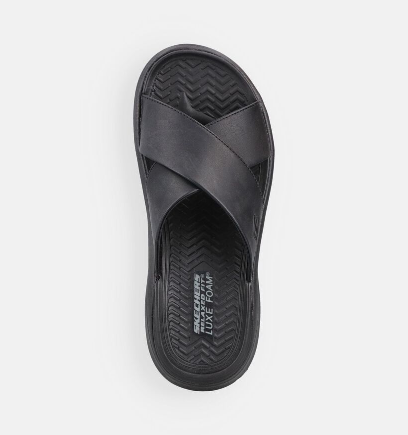 Skechers Zwarte Slippers voor heren (371040)