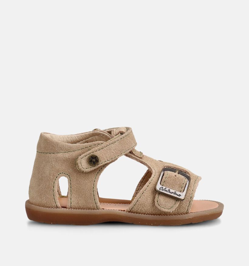 Naturino Quarzo Suede Beige Babysandalen voor meisjes, jongens (371622)