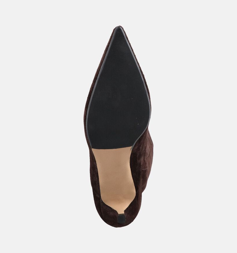 March23 Tosette Bottes hautes en Marron fonc&eacute; pour femmes (381088)
