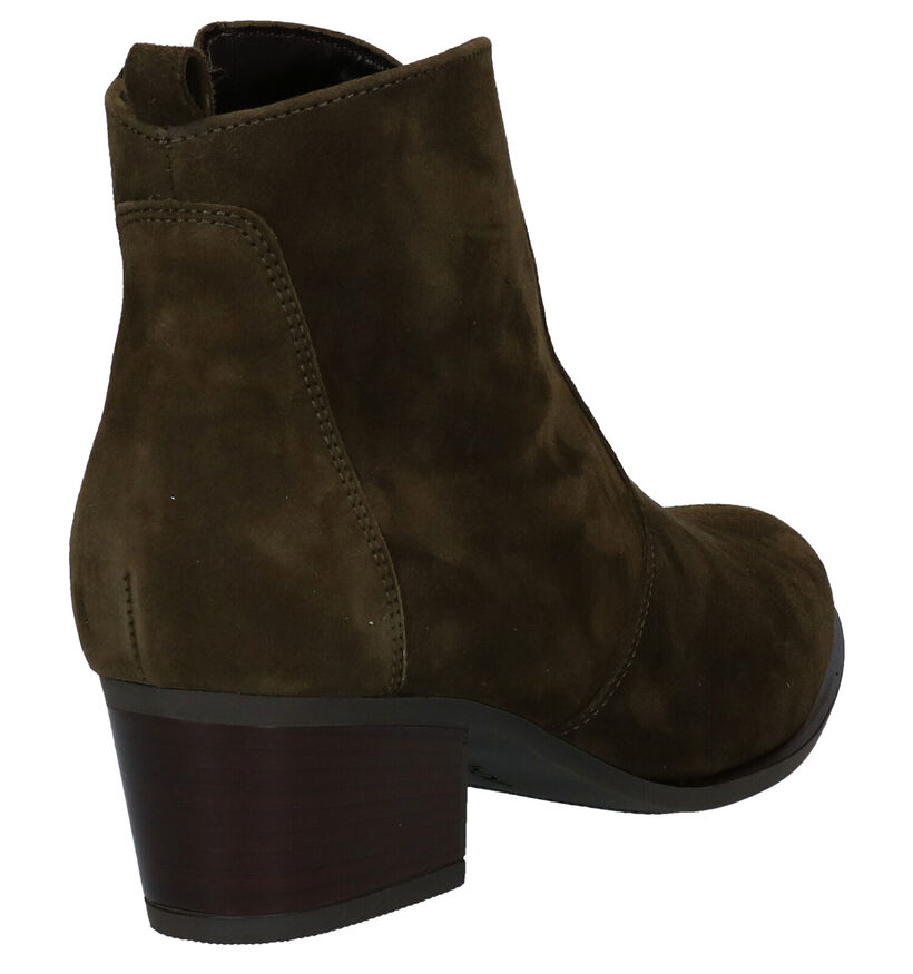 Gabor Beige Enkelllaarsjes in nubuck (282420)