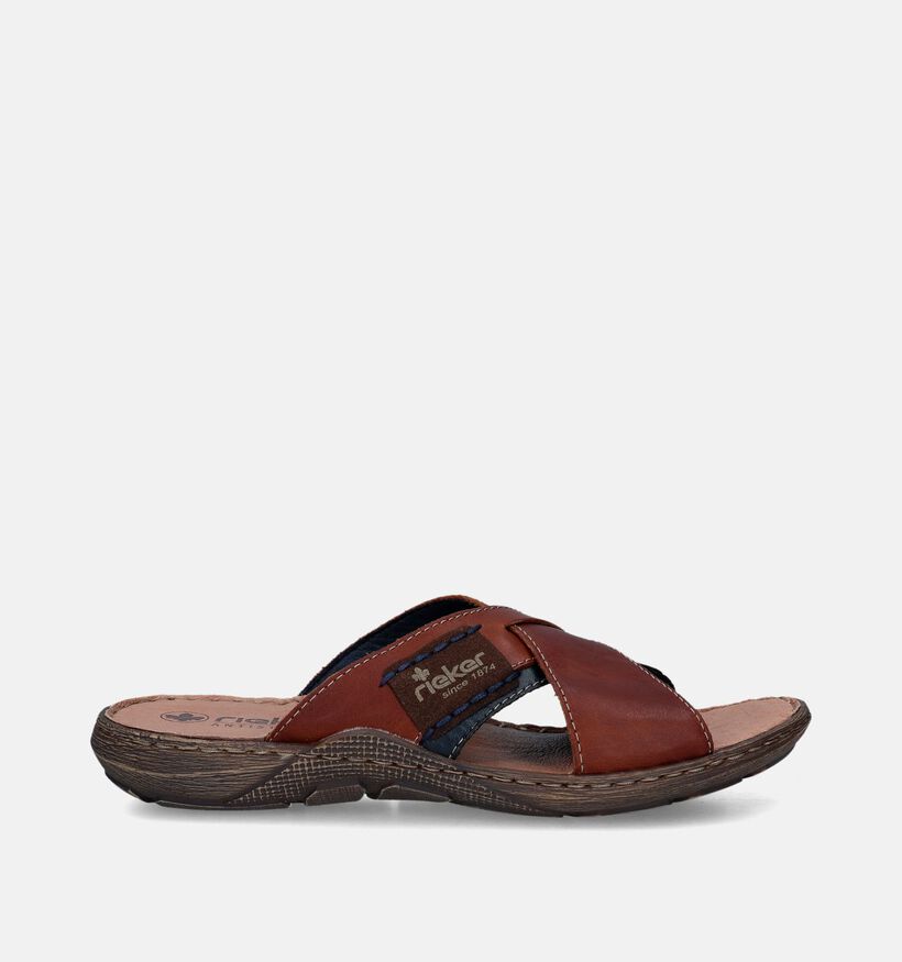Rieker Bruine Slippers voor heren (354817)