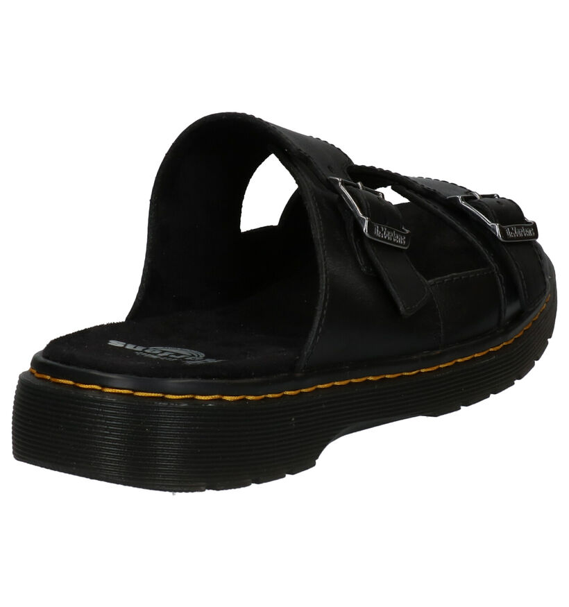 Dr. Martens Nikolai Nu-pieds en Noir en cuir (265575)