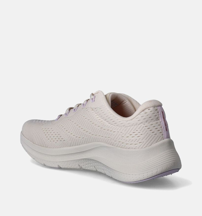 Skechers Arch Fit 2.0 Big League Baskets en Écru pour femmes (353632) - pour semelles orthopédiques