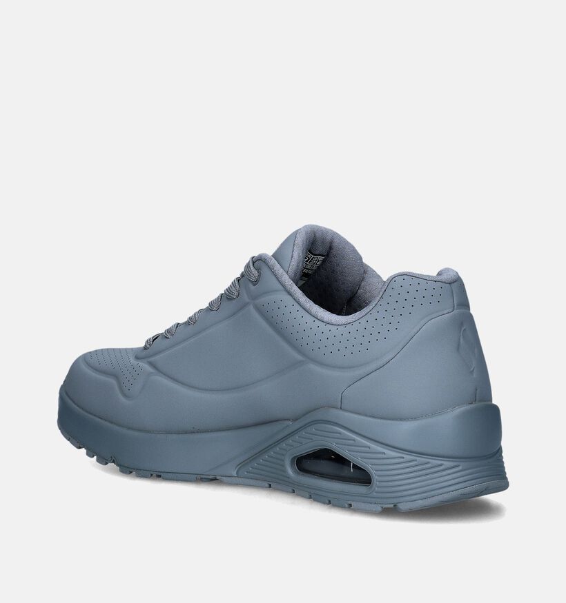 Skechers Uno Stand On Air Baskets en Gris pour hommes (343967)