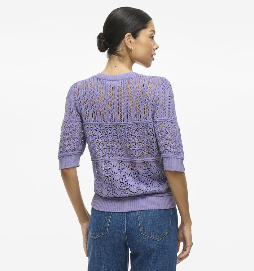 Vila Nya Pull crocheté en Lilas pour femmes (353021)