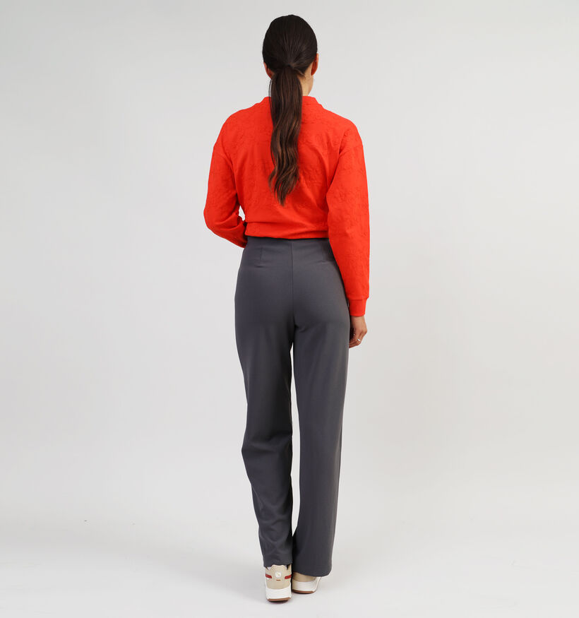 Vero Moda Becky Grijze Wijde broek L32 voor dames (344053)