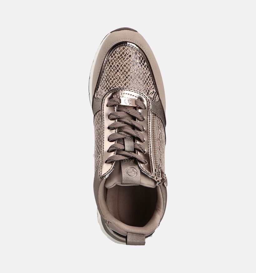 Tamaris Chaussures à lacets en Taupe pour femmes (360654) - pour semelles orthopédiques
