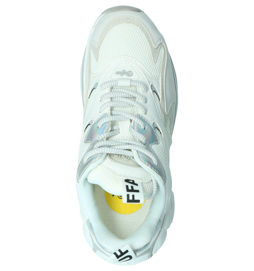 Buffalo Cai Witte Sneakers in kunstleer (256913)