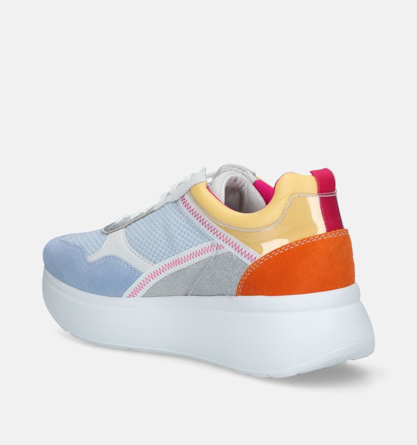 NeroGiardini Blauwe Sneakers voor dames (337161) - geschikt voor steunzolen