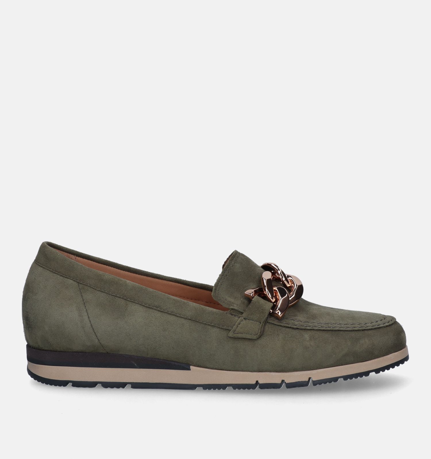 Gabor OptiFit Kaki Instappers Dames Lage schoenen Online op TORFS.BE