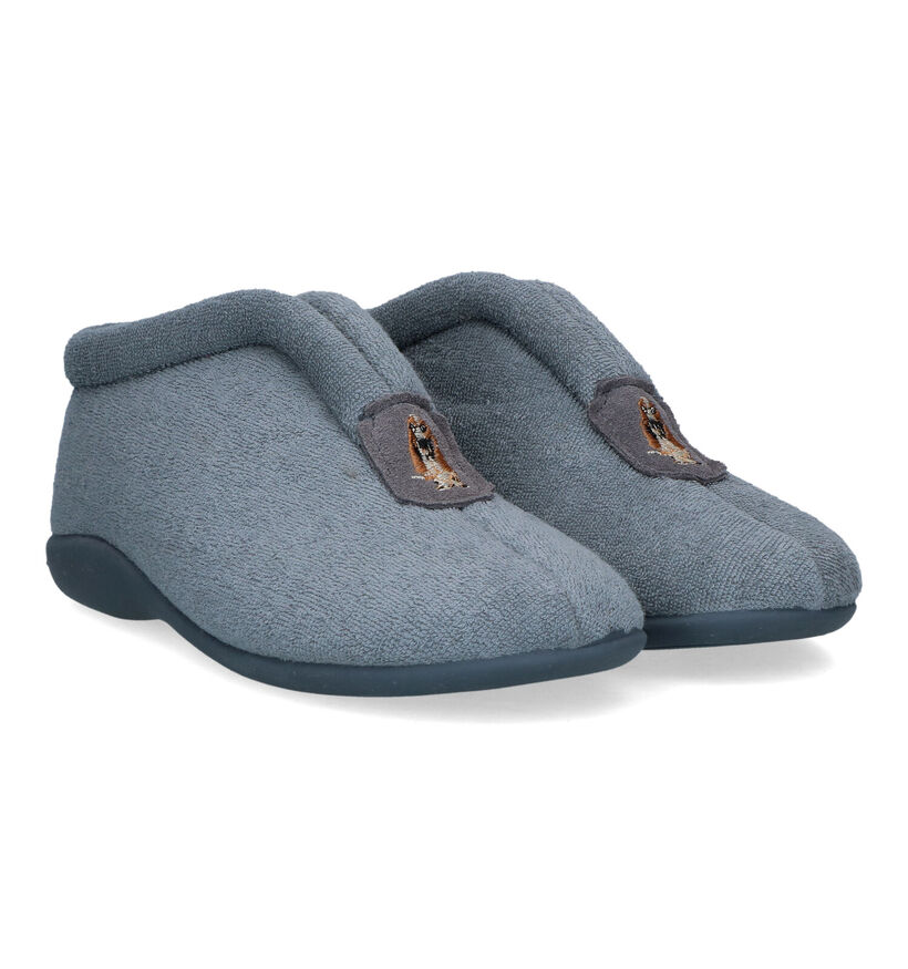 Hush Puppies Oisim Pantouffles en Bleu pour femmes (340751)