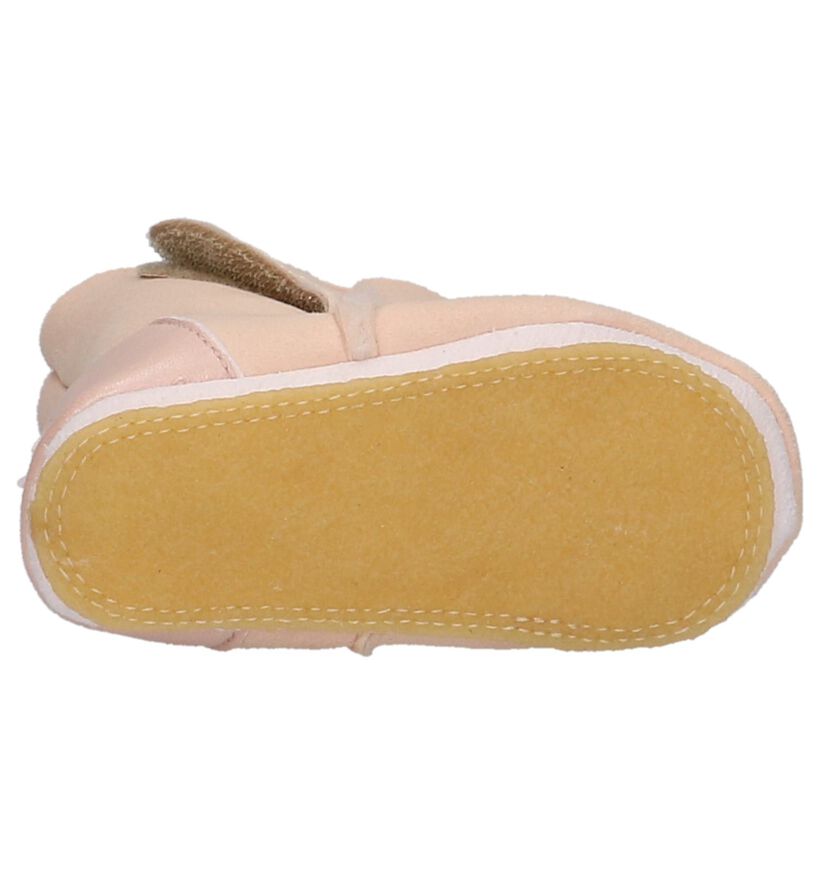 Easy Peasy Anti-slip Licht Roze Babylaarsjes in leer (234585)