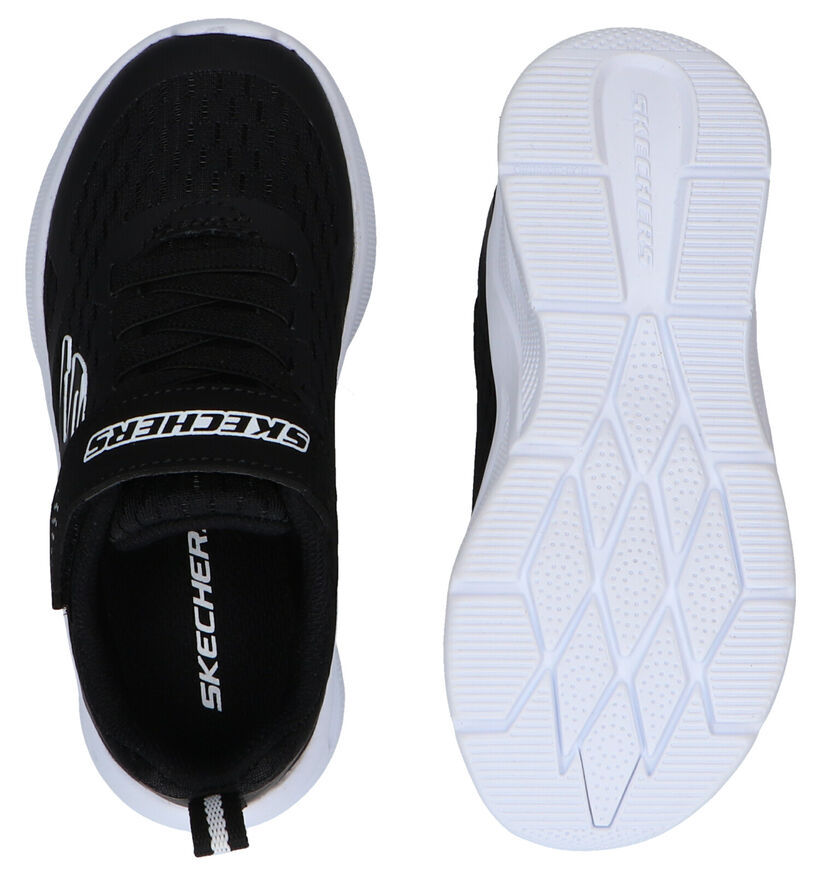 Skechers Microspec Max Trovic Zwarte Sneakers voor jongens, meisjes (335701)