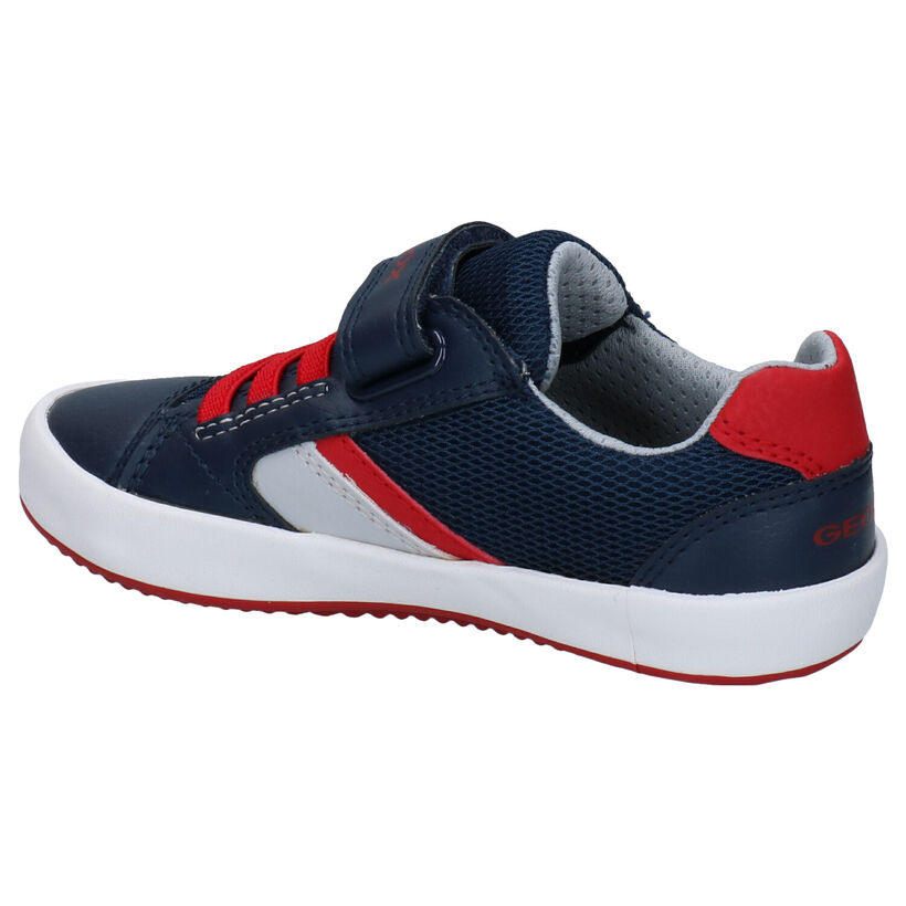 Geox Gisli Baskets en Bleu en cuir (287079)