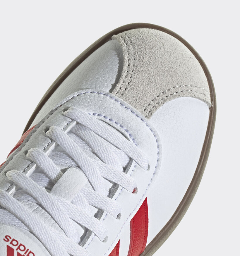 adidas VL Court 3.0 Baskets en Blanc pour filles, garçons (366040) - pour semelles orthopédiques