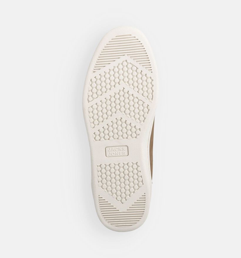 Jack & Jones Daxon Baskets basses en Beige pour hommes (369685) - pour semelles orthop&eacute;diques