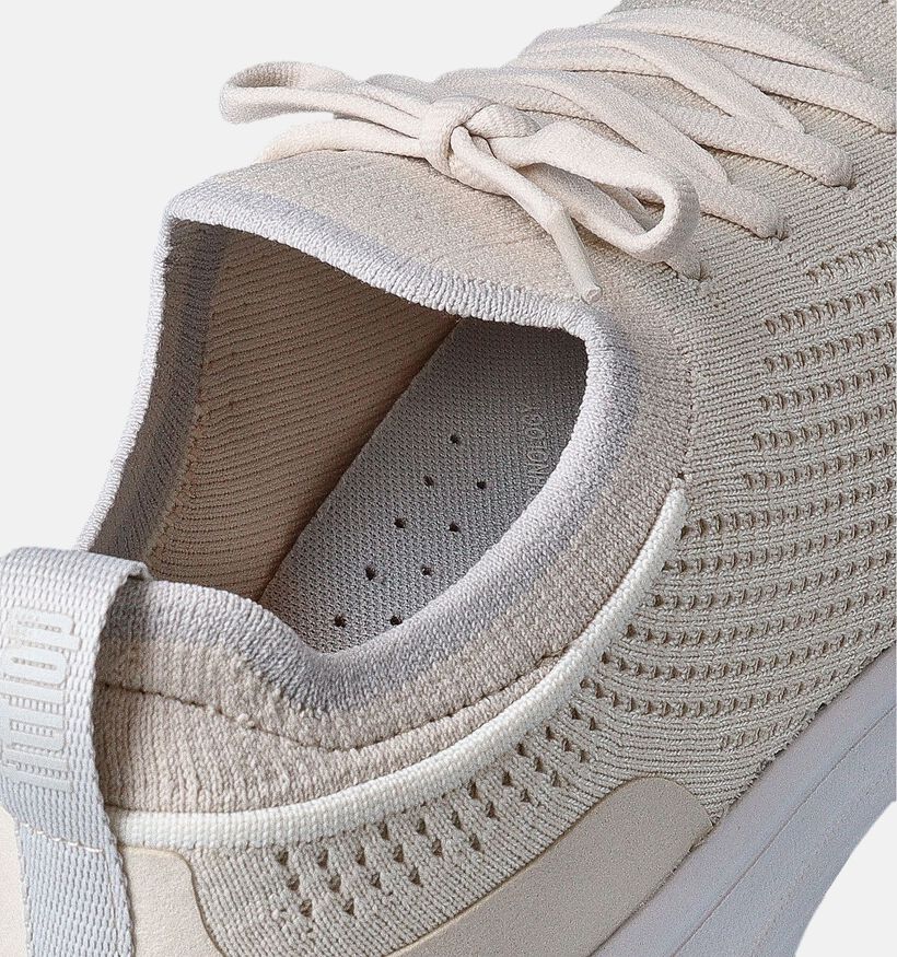 FitFlop Super-Q Knit Slip-on Beige Sneakers voor dames (353672)