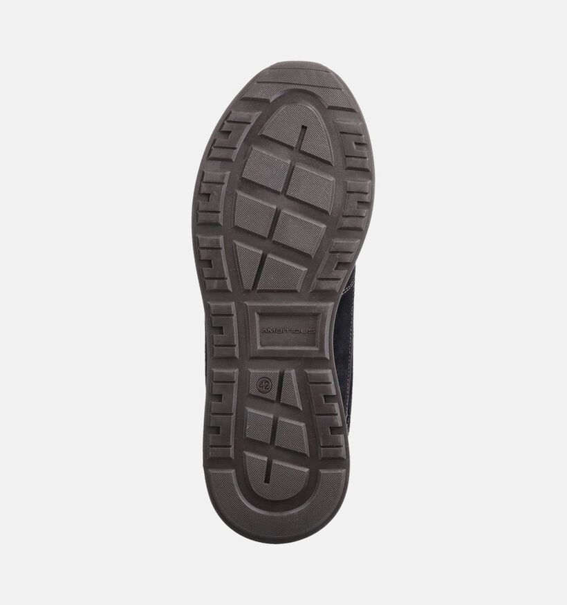 Ambitious Slow Chaussures plates en Bleu fonc&eacute; pour hommes (381294) - pour semelles orthop&eacute;diques