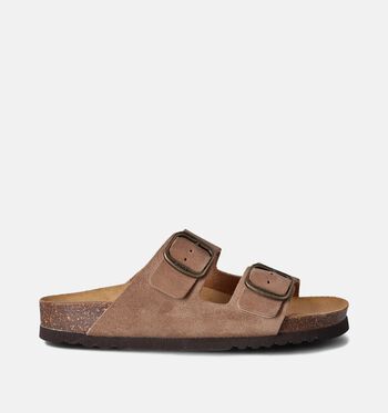 Slippers taupe