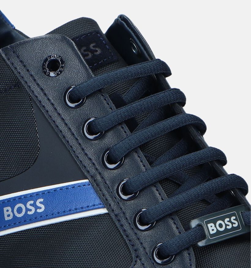 Boss Saturn Low Baskets en Bleu pour hommes (334548) - pour semelles orthopédiques