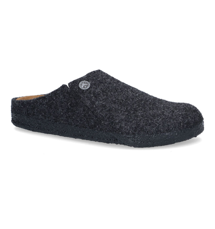 Birkenstock Zermatt Grijze Pantoffels voor dames (330661)