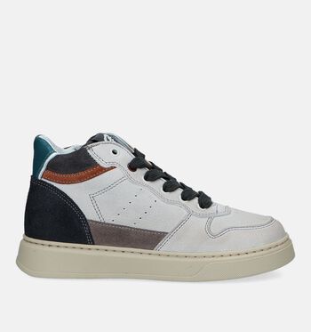 Hoge schoenen beige