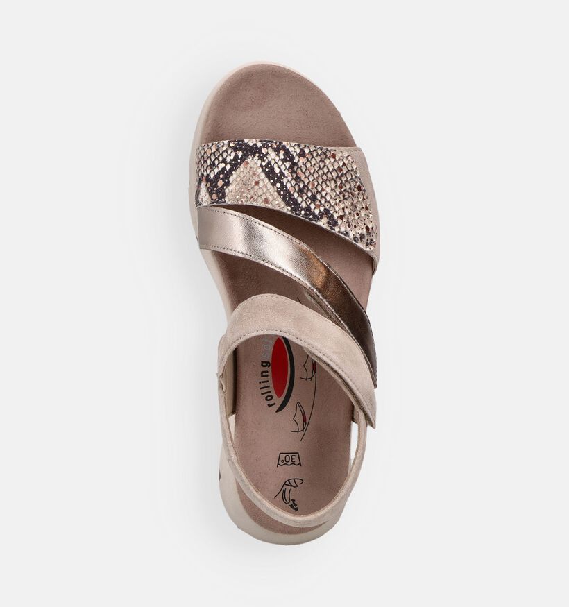 Gabor Bronze Sandalen voor dames (369500) - geschikt voor steunzolen